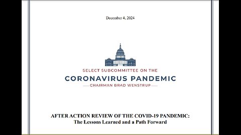 REPORT COVID - After Action Review of the COVID-19 Pandemic