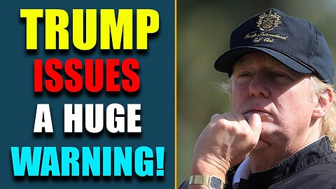 TRUMP ISSUES A HUGE WARNING!! SECRET LIST OF DOCS SEIZED JUST RELEASED! POSSIBLE SCARY ACTION COMING