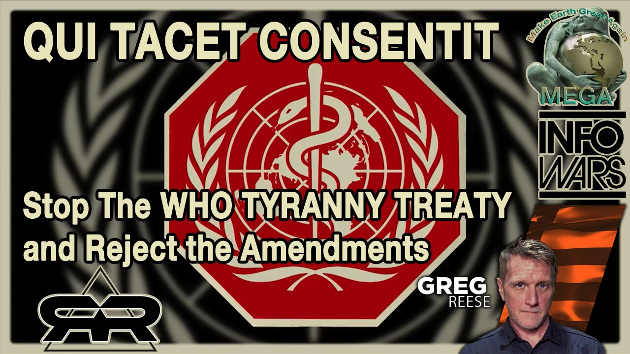 Stop The WHO TYRANNY TREATY and Reject the Amendments