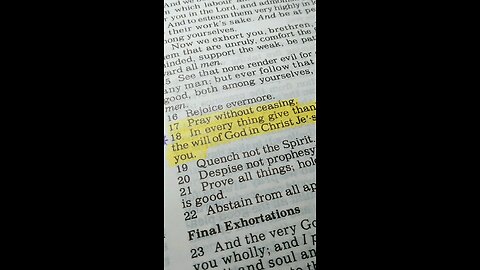 1 Thessalonians 5:17 Prayer