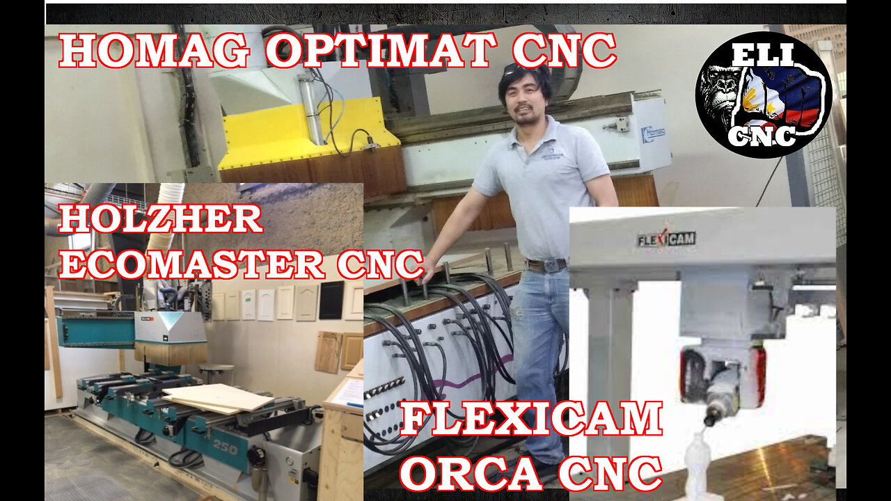 flexicam orca 5 AXIS || holzher 3 AXIS || homag 3 AXIS / I OPERATE AND MANAGE THIS 3 CNC MACHINE