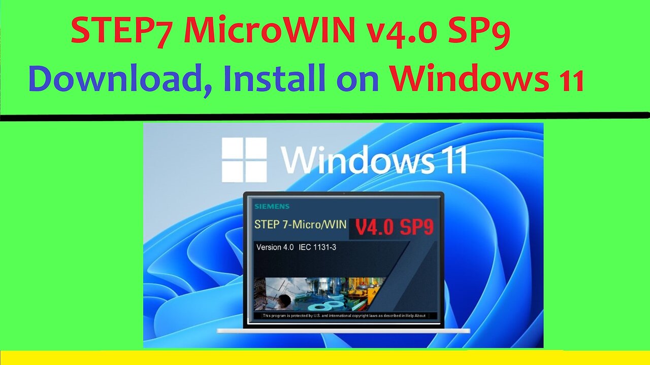 0006 - Step7 Microwin v4.0 SP9 - Download free and install on Windows 11