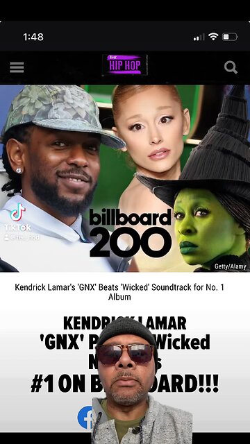 Kendrick Lamar’s GNX Is #1 On Billboard!