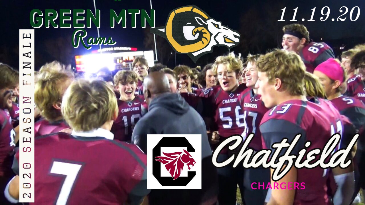 Chatfield vs Green Mountain FULL GAME 11.19.20 - Class of 21 Final Game - High School Football