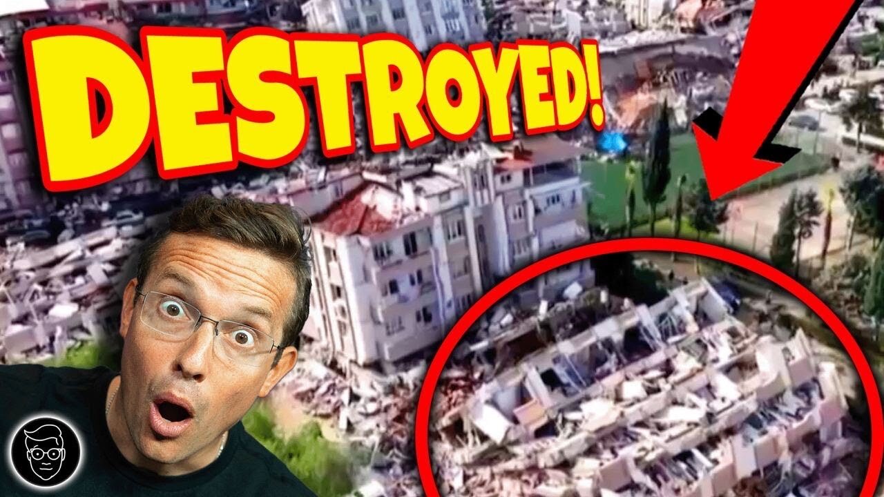 End Of The World?! Watch MASSIVE Buildings COLLAPSE In Broad Daylight Across Turkey