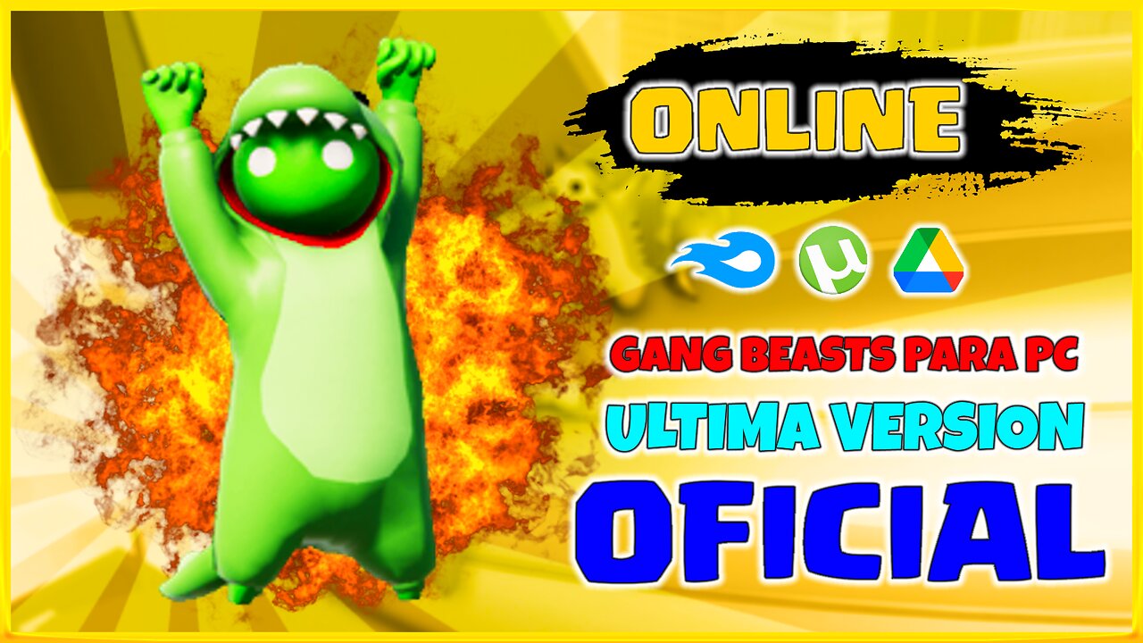 Como DESCARGAR GANG BEASTS para PC ONLINE (INSTALAR GANG BEASTS en PC)