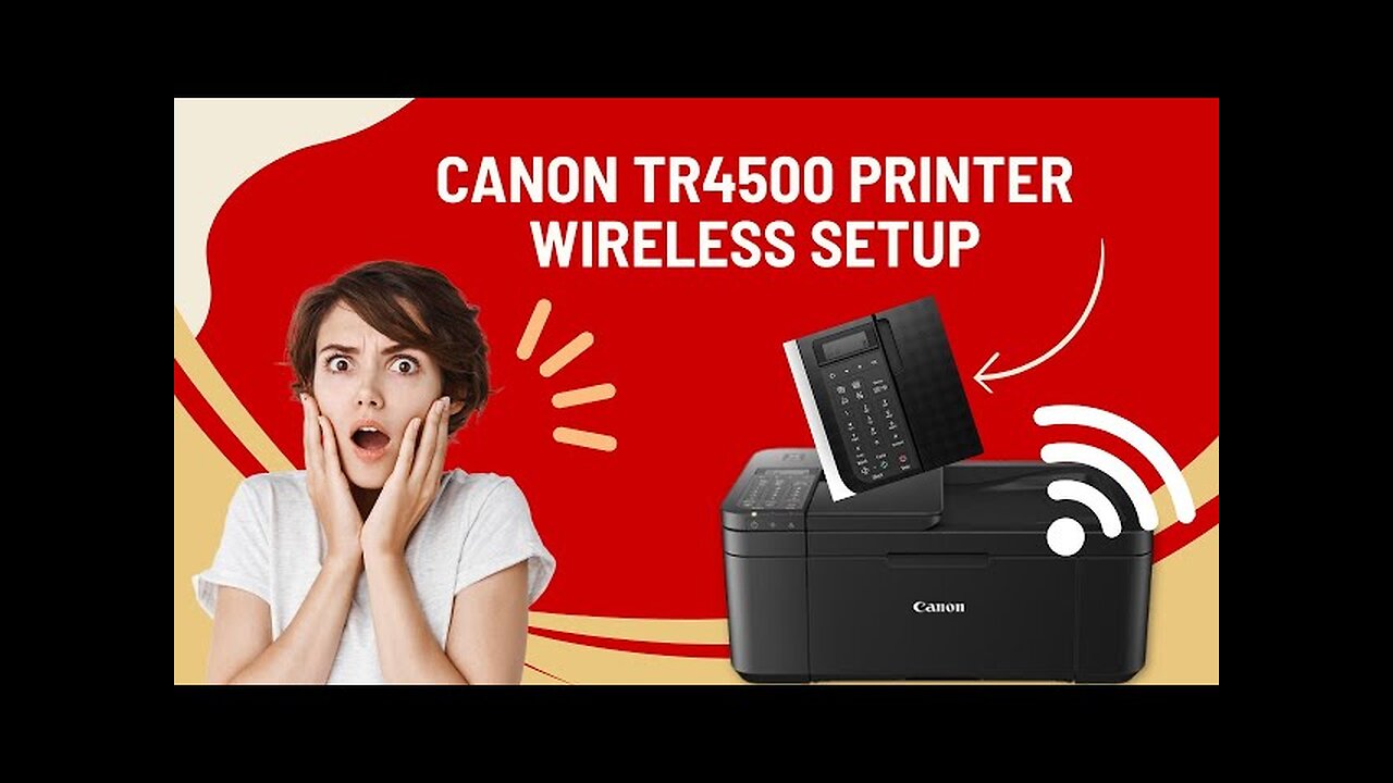 Canon TR4500 Printer WiFi Setup