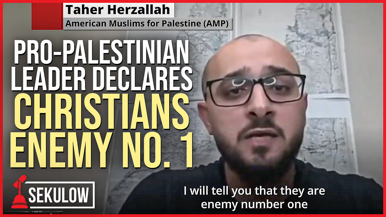 Pro-Palestinian Leader Declares CHRISTIANS Enemy No. 1