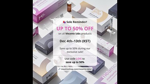 Sale up to 50% off Meamo Labs Products Code Lois | Meamoshop