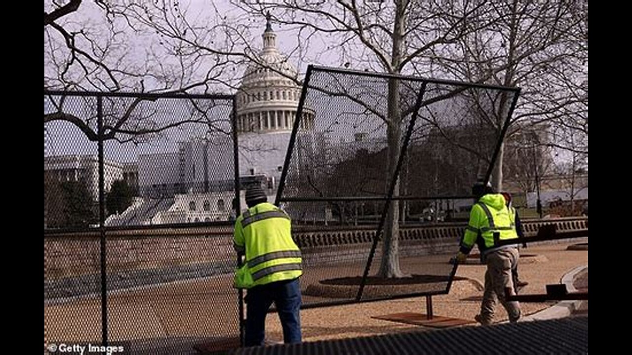 Biden Builds A Wall Around the Capitol Ahead of SOTU