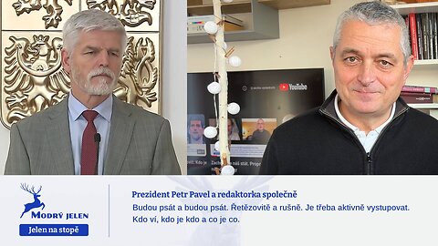 Petr Pavel a redaktorka společně