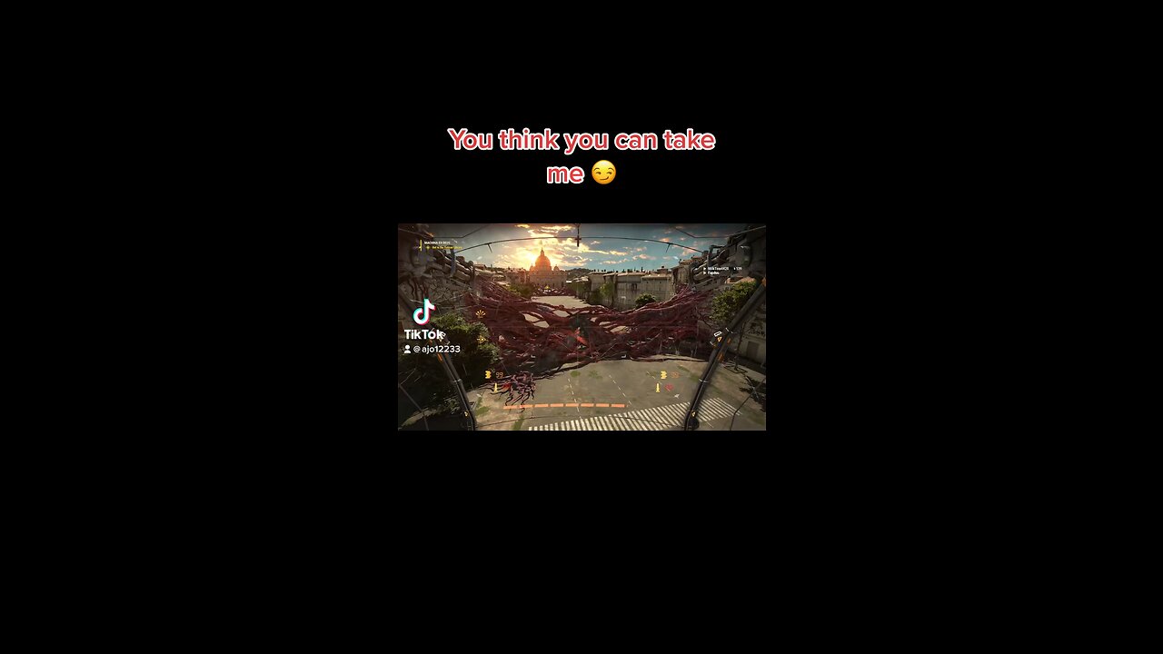 You think you can take me 😏