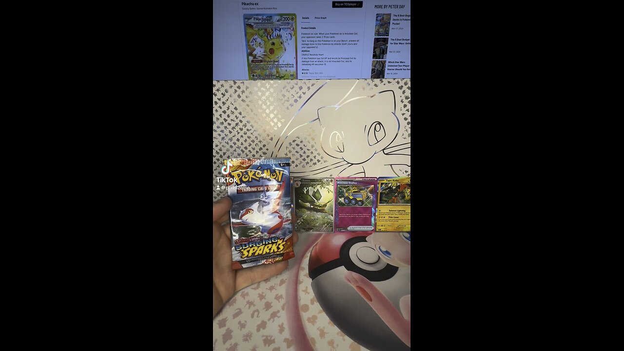 Pokemon Surging Sparks - I Pulled A Rare Holo TogeKiss!