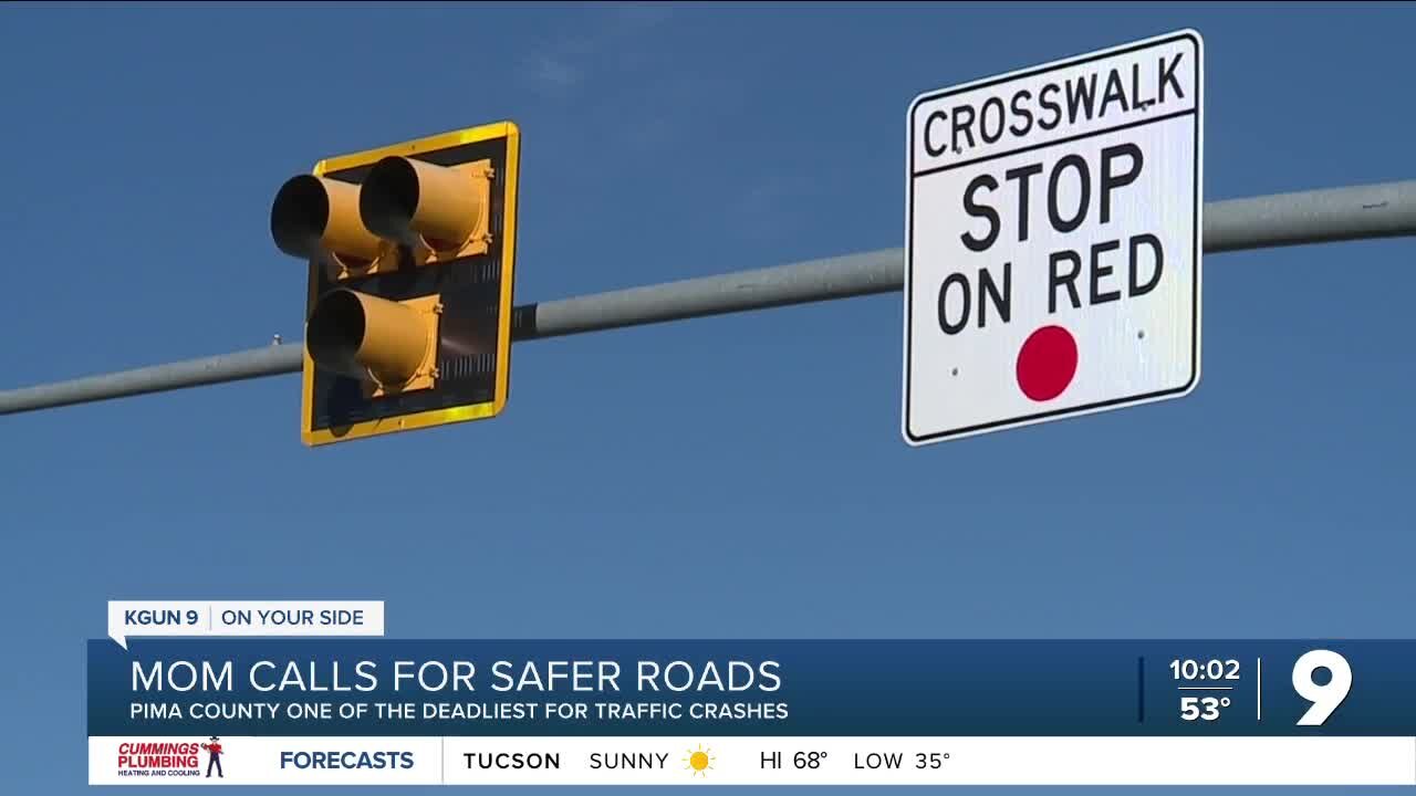 Mom calls for safer roads in Tucson