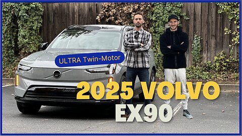 Ultra-quiet 2025 VOLVO EX90 Twin-Motor Electric ULTRA