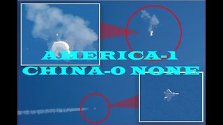 Chinese Balloon insanity as military shoots it down over the Atlantic Ocean!