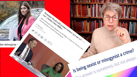 Is being sexist or misogynist a crime - and how do you define it?