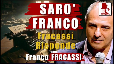 SARÒ FRANCO | Il Punt🔴 di Vista di Franco FRACASSI