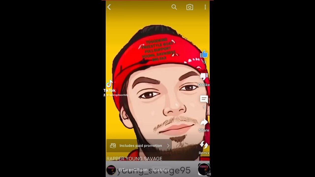 RAPPER YOUNG SAVAGE