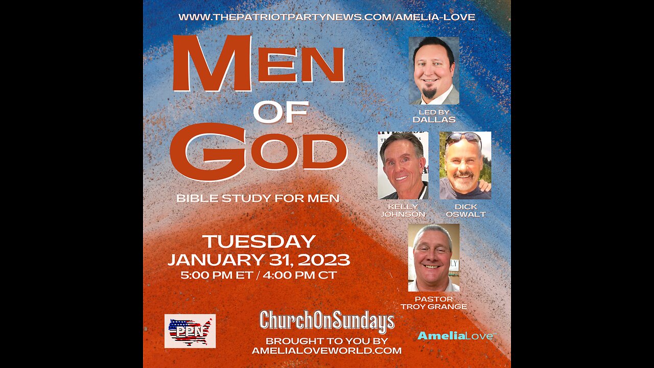 MEN OF GOD, with Guest Kelly Johnson | January 31, 2023