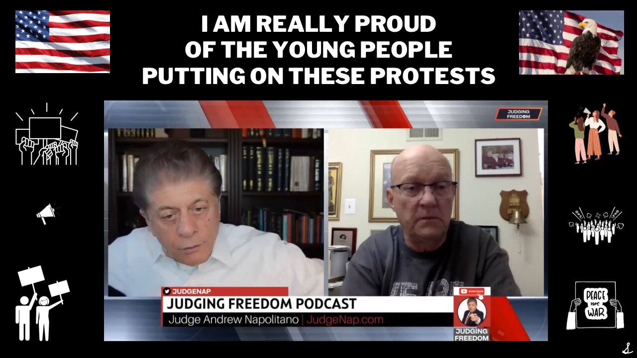 Judge Napolitano: Col. Lawrence Wilkerson reaction to Netanyahu's Call for Campus Protest Crackdowns