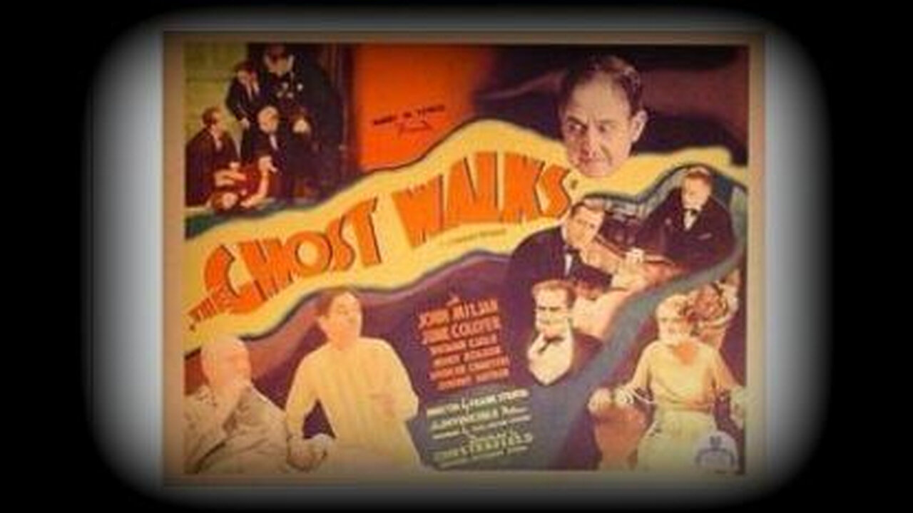 The Ghost Walks 1934 | Classic Mystery Drama | Vintage Full Movies | Comedy Mystery