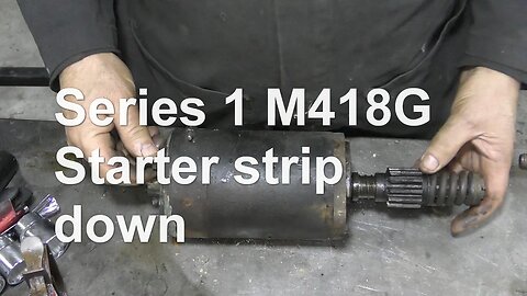 Series 1 M418G Starter strip down