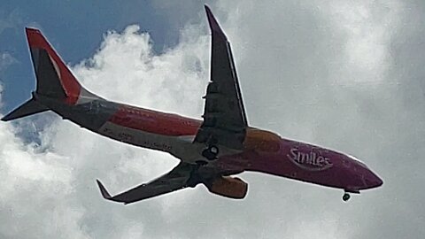 Boeing 737-800 PR-GXP coming from São Paulo to Fortaleza
