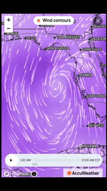 WEATHER MODIFICATION- WIND PATTERNS FLORIDA DECEMBER 17, 2023