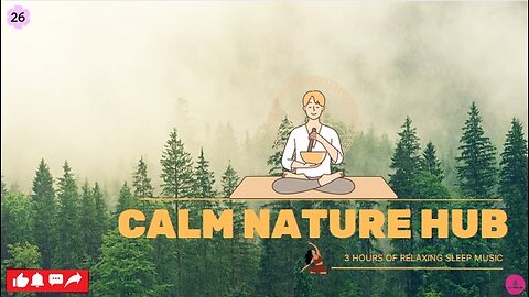 Tibetan Singing Bowls and Flowing Water | Relaxing #whitenoise for #sleep | #26