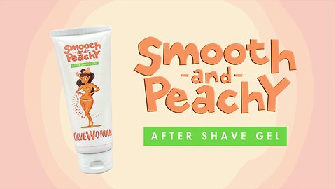 Ultimate Post-Shave Pampering with CaveWoman Smooth & Peachy After Shave Gel!