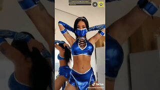 Best Kitana Cosplay Contest - Mortal Kombat #1d ⚔💙 #shorts