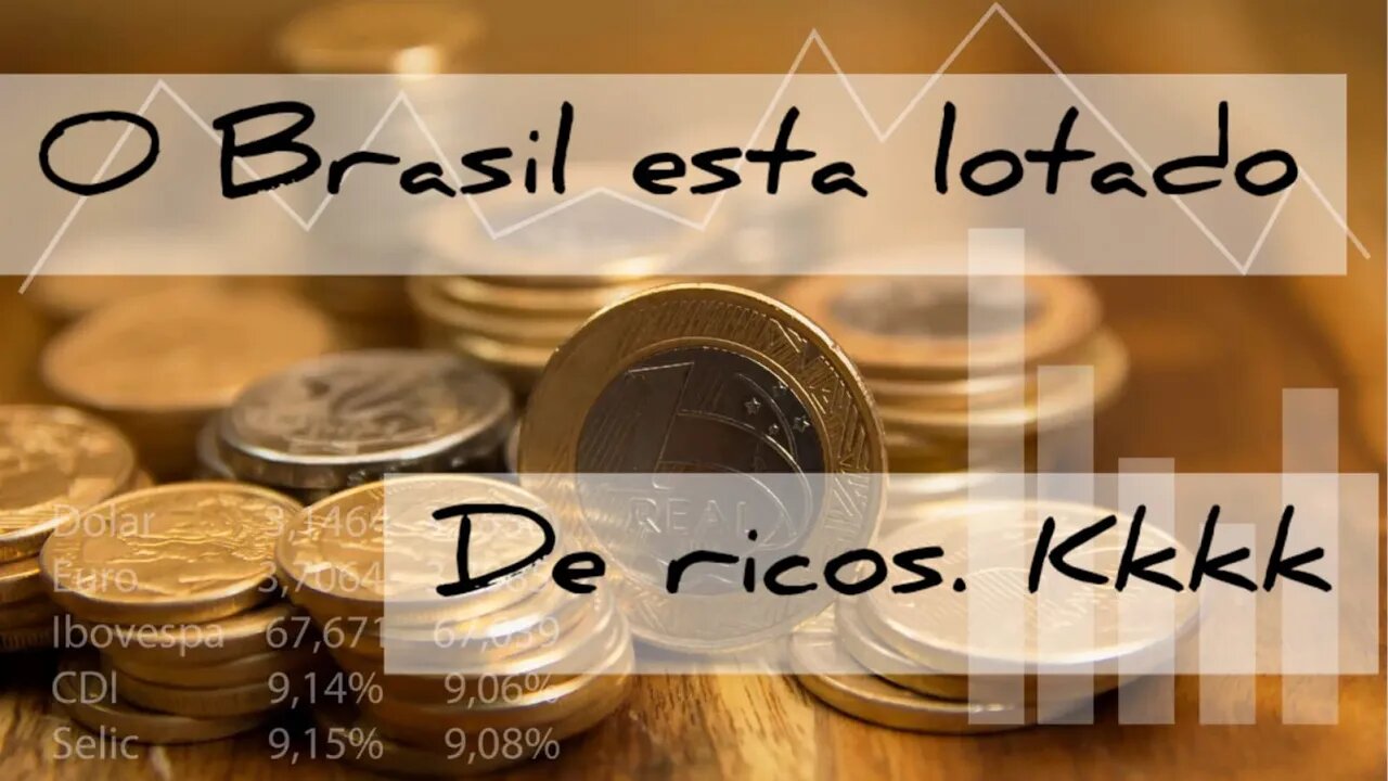 Brasil está lotado de ricos de acordo com o Lula. Vejam!! kkkk