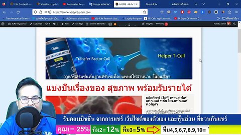 วิธีทำธุรกิจออนไลน์ ธุรกิจอาหารเสริม ขายออนไลน์ ผลิตภัณฑ์ 4ไล้ฟ์ วิทยาศาสตร์ ให้การรับรอง