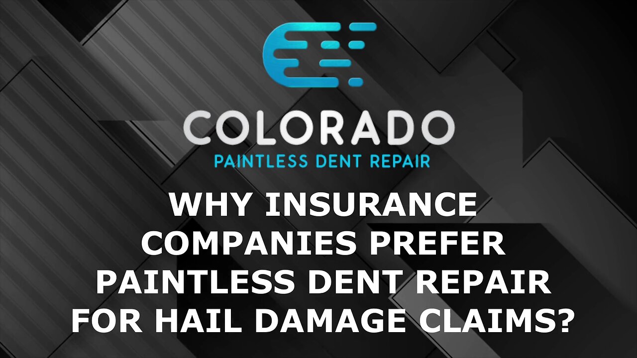 Why insurance companies prefer paintless dent repair for hail damage claims