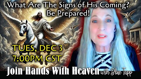 Blue Tapp LIVE! What Are the Signs Of Jesus' Coming? Matthew 24 & 25