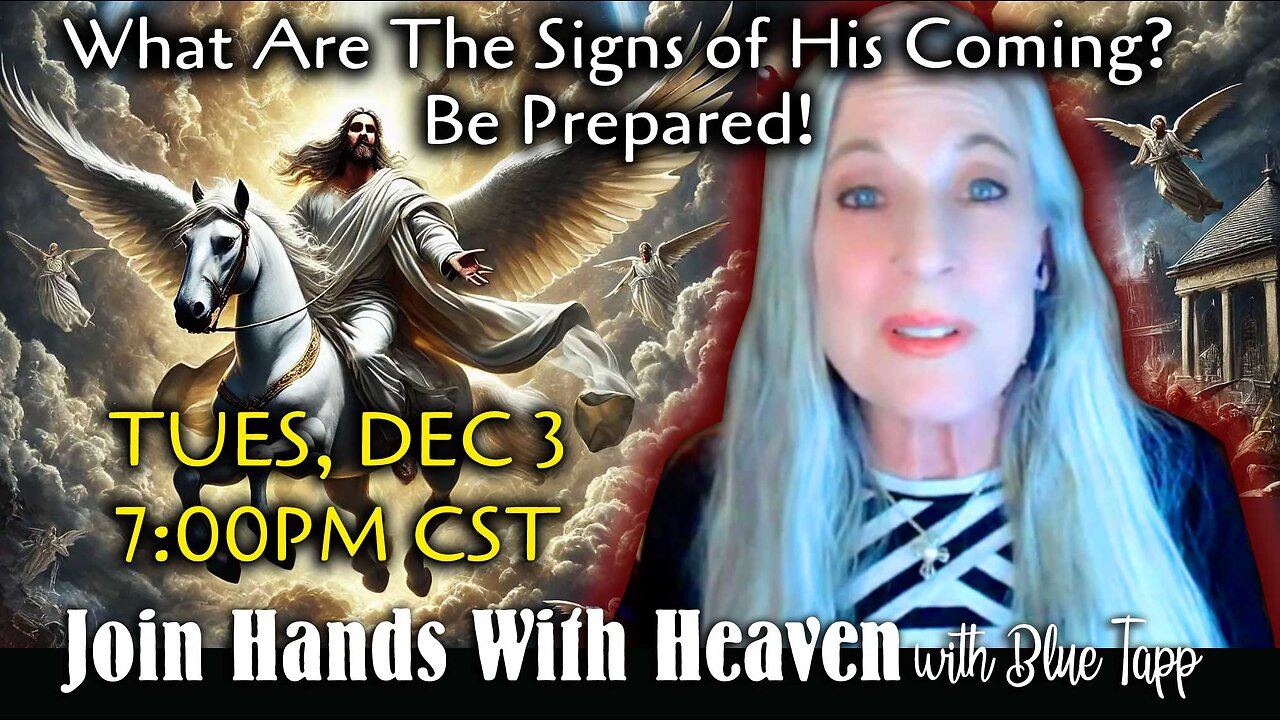 Blue Tapp LIVE! What Are the Signs Of Jesus' Coming? Matthew 24 & 25