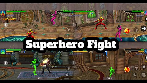 Superheroes Fight Games | Spider Boy vs Jin Boss | Deadpool vs Web Man