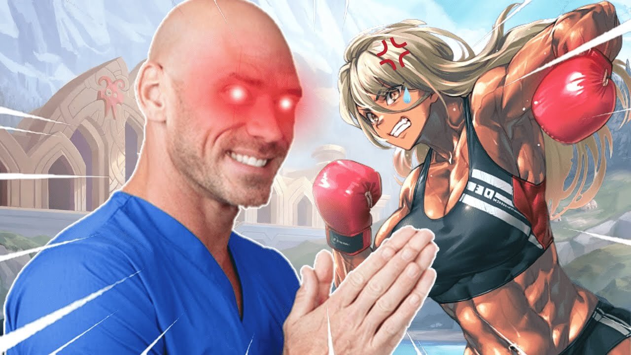 Johnny Sins Plays a Fighting Game + Anime Moments