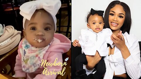 Kodak Black & Daijanae's Daughter Izzy Love Some Apple Juice And Mash Potatoes! 🍱