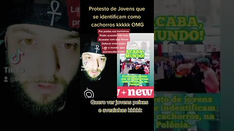 Jovens protestam para serem cachorros #bobnavarro #unebrasil #escoladelucifer #bolsonaro #lula