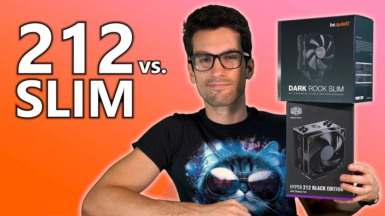 Dark Rock Slim vs. Hyper 212 Black | CPU Cooler Showdown