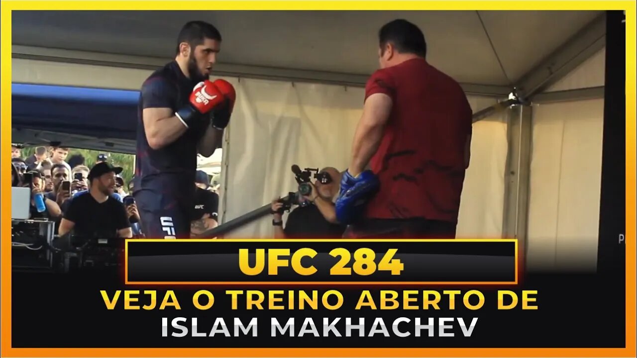 TREINO ABERTO DE ISLAM MAKHACHEV PARA O UFC 284!