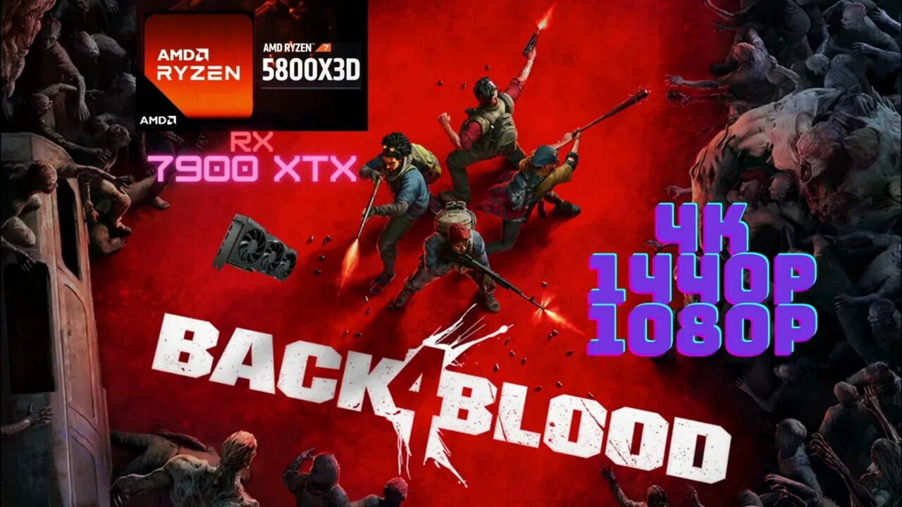 Back 4 Blood Minha primeira Experiência com a Modalidade de jogo nesse Nicho 4k 1440p 1080p