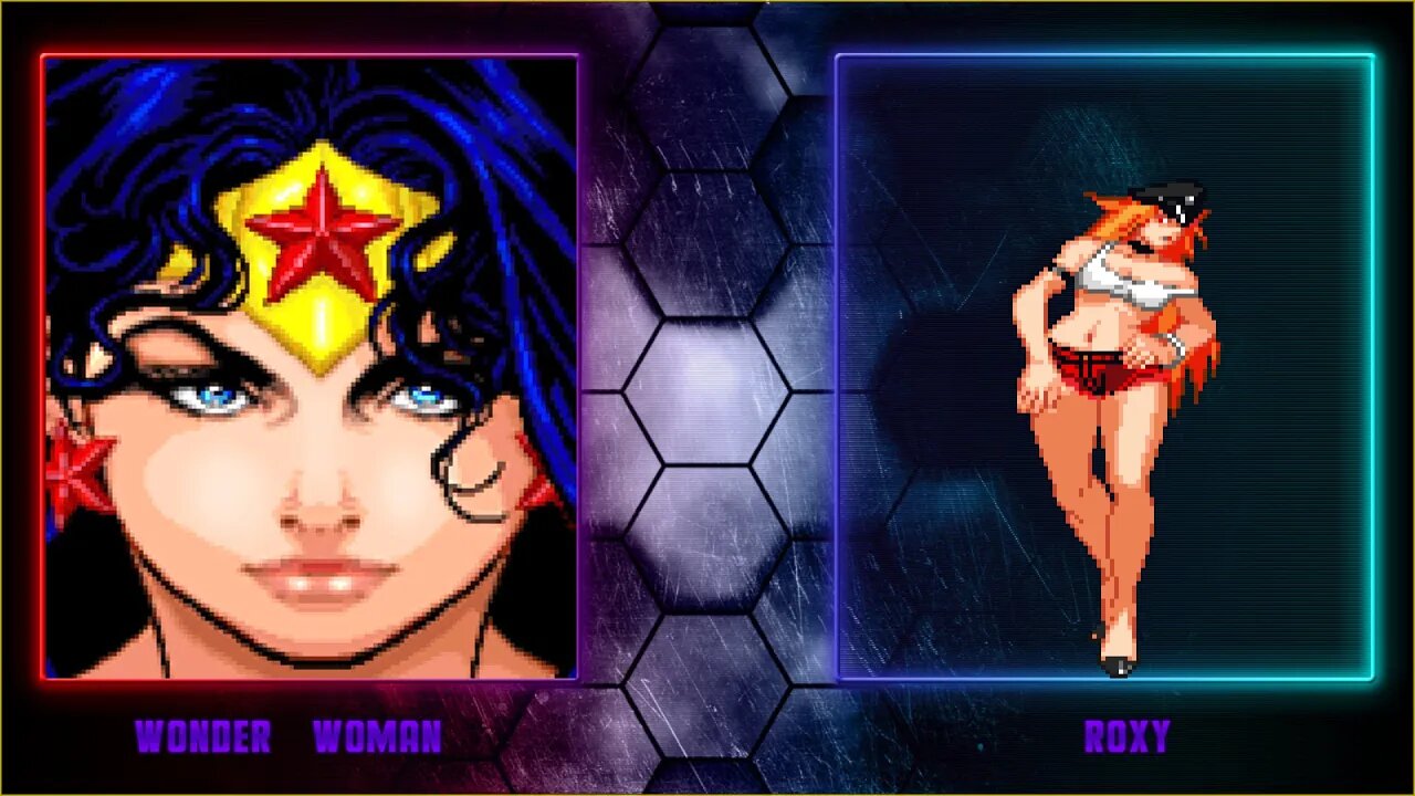 Mugen: Wonder Woman vs Roxy