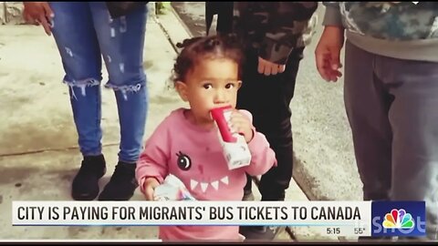 NYC Paying for Migrants Bus Tickets to Canada 🇨🇦 #shorts #nyc #migrants