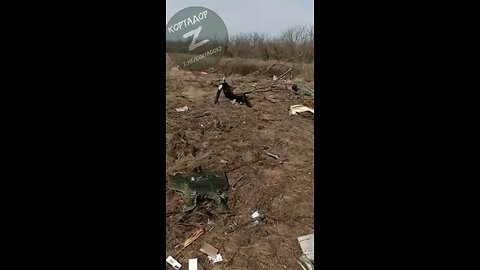 Downed Ukrainian Mi-8 in the Zaporozhye direction. Apparently the helicopter was carrying ammunition