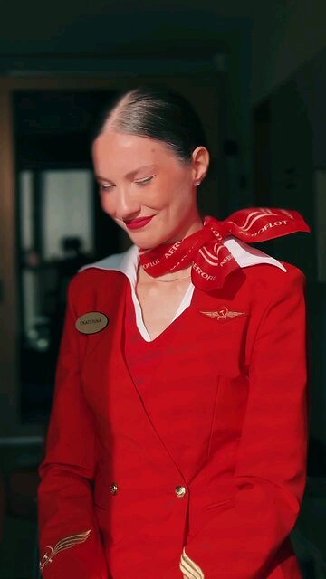 ❤️Every year with the arrival of autumn, Aeroflot flight attendants change their image