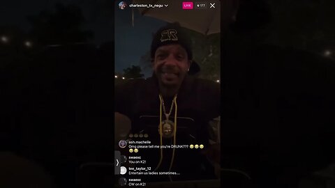 CHARLESTON WHITE IG LIVE: Charleston Roasts & Violate A Fan After Fan Tries To Troll Him (29-01-23)