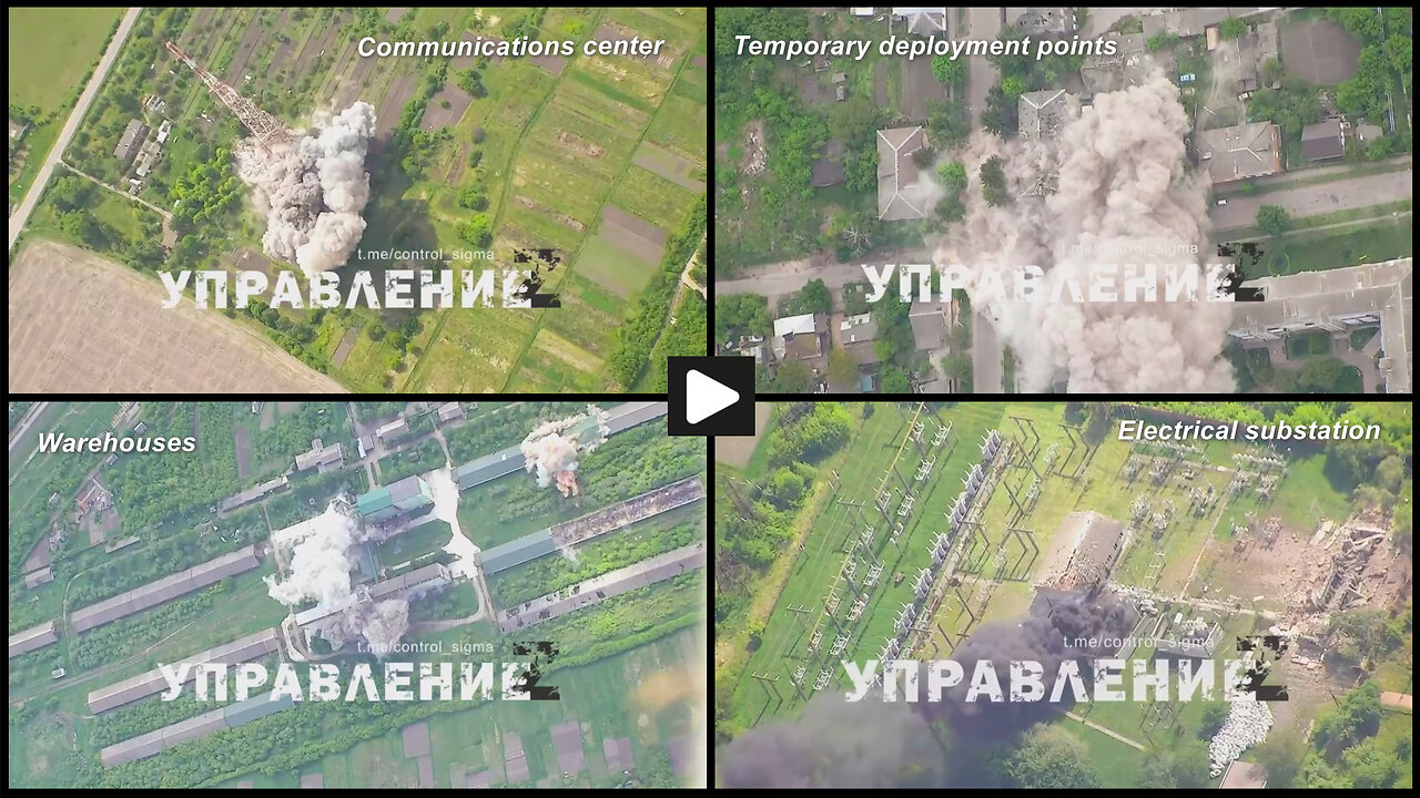 Sumy region: Russian UMPK FAB bombs hits several Ukrainian strategic locations